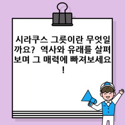 시라쿠스 그릇 완벽 가이드: 역사, 종류, 가격, 그리고 인기 비결까지!