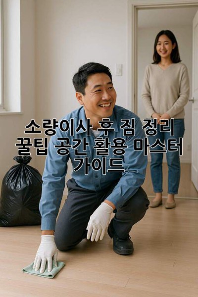 소량이사 후 짐 정리 꿀팁🍯: 공간 활용 마스터 가이드!