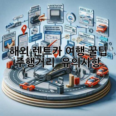 해외 렌트카 여행 꿀팁! 주행거리 & 유의사항 🚗🗺️
