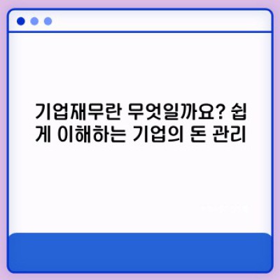 기업재무, 2024년 생존 전략!  돈되는 재무 분석 완벽 가이드