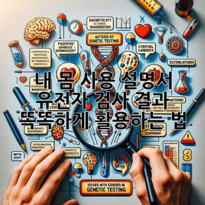 내 몸 사용 설명서🧬: 유전자 검사 결과, 똑똑하게 활용하는 법!