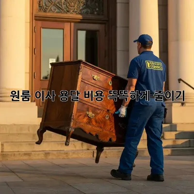 원룸 이사? 용달 비용 똑똑하게 줄이기!