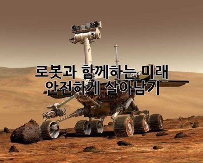로봇과 함께하는 미래, 안전하게 살아남기